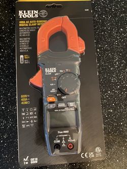 400 Amp AC/DC True RMS Auto Ranging Digital Clamp Meter