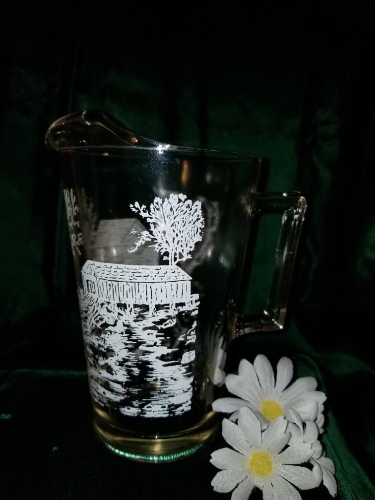 Vintage glass, pitcher