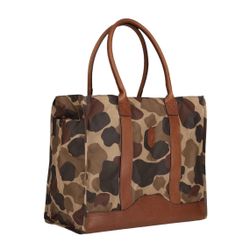 Leather Canvas Bag 