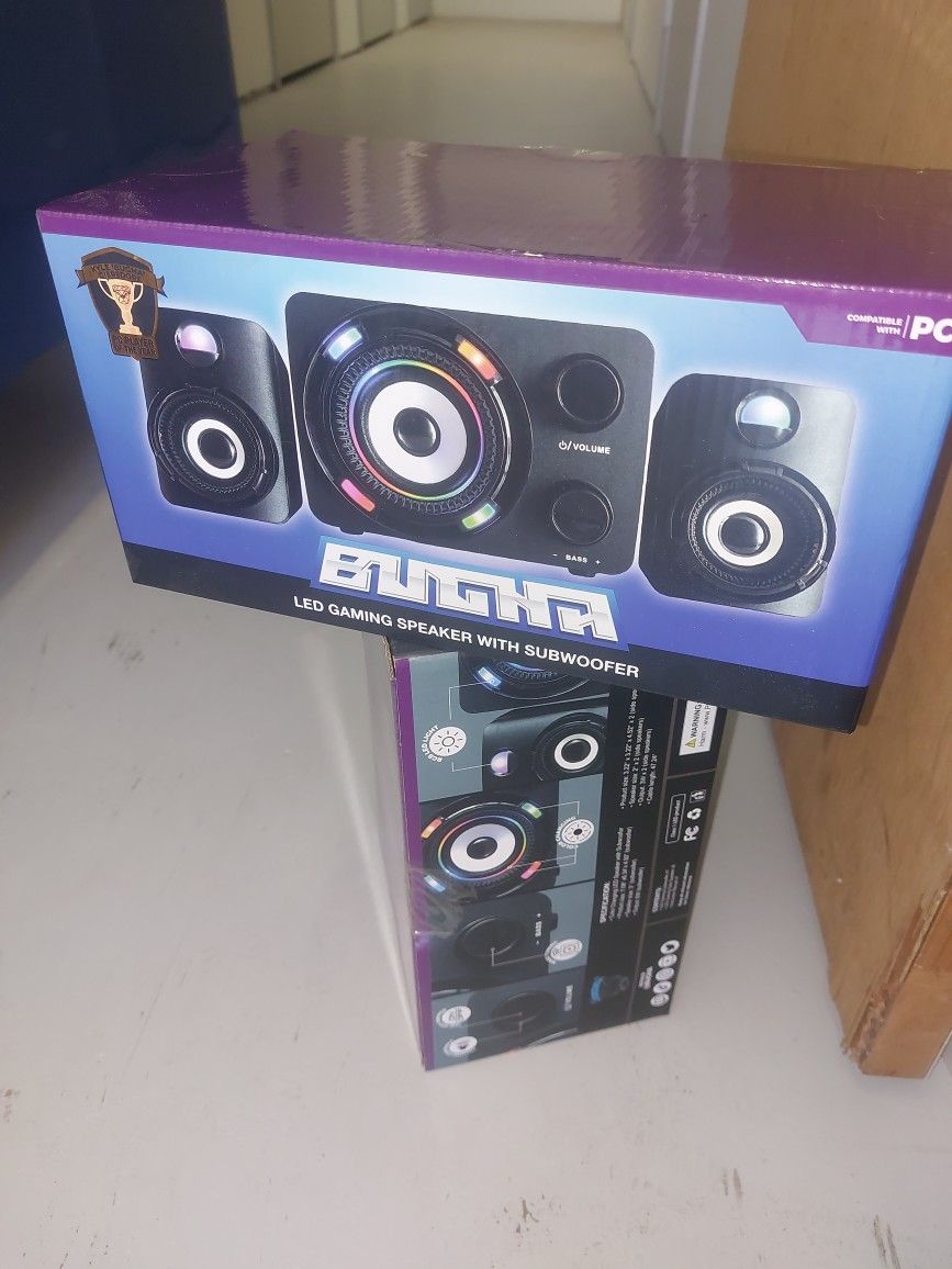 Bugha LED Gaming Speaker With Subwoofer