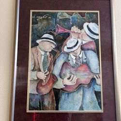 Vintage Jazz Wall Art