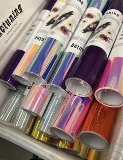 10 rolls of Adhesive Vinyl bundle deal
