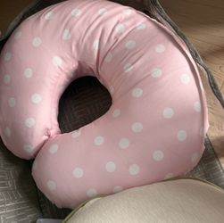 Boppy Nursing Pillow — great for a newborn 💙🩷