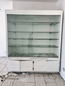 Retail Display Thick Glass Cabnet