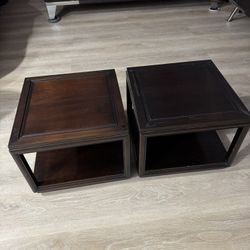 Solid Wood End Tables