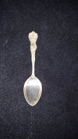 Sterling silver spoon very old