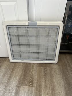 Smart Paws Large 29.92"x24.4" Pet Training Tray,Pet Training Pads Holder,Pet Toilet (Grey)