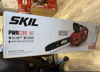 SKIL 40-volt 14-in Battery 2.5 Ah Chainsaw Battery/Charger Included