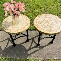 🪴 Beautiful Indoor/Outdoor End Tables/Plant Stands! Delivery Available! 🌞
