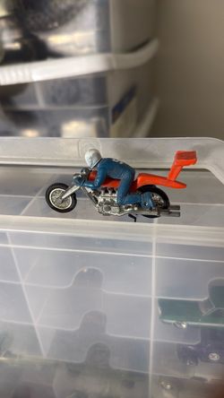 Hot Wheels RRRumblers Motorcycle High Tailers Blue 1971 Made In Hong Kong