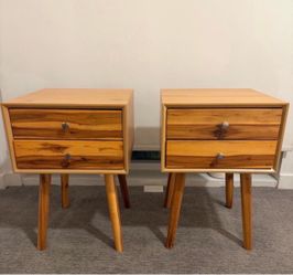 2 Nightstand with 2 Drawers