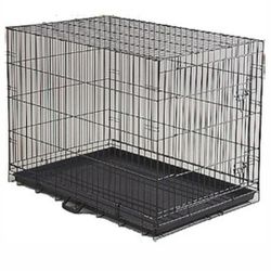 DOG OR PET CRATE   30x48 Wire Needs Work 2 Doors