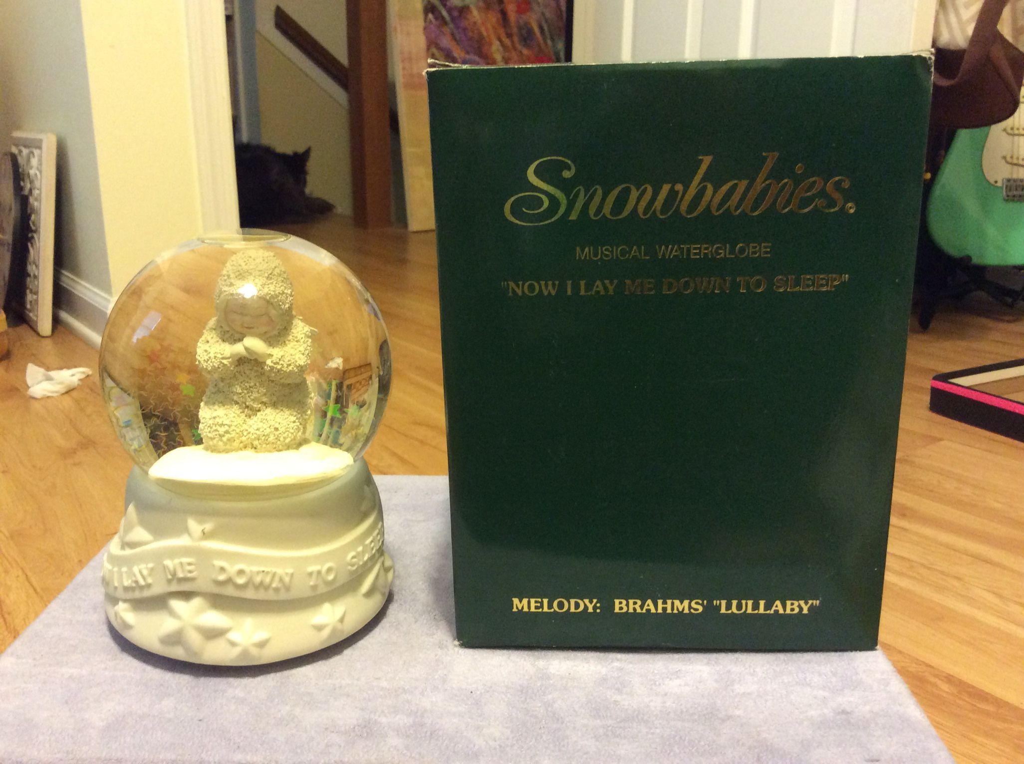 Snowbabies Music Snow Globe Now I Lay Me Down To Sleep New With Box