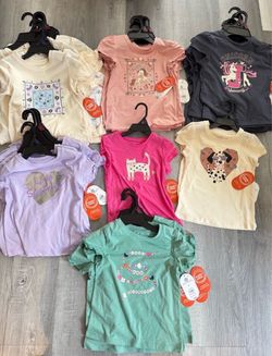 Wonder Nation Girl Shirts sizes 5 & 6 $1.50 each or Wholesale