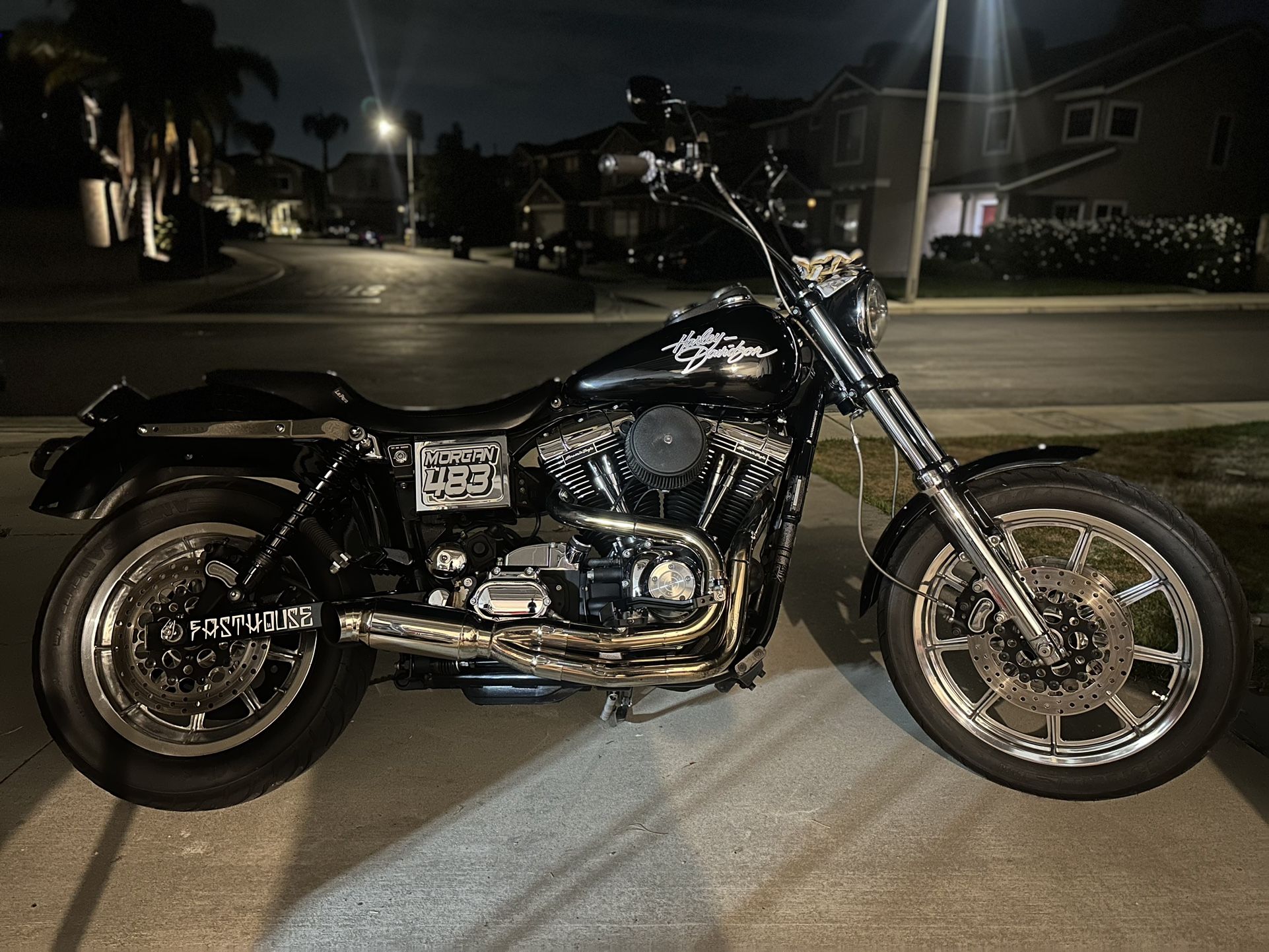 Harley Dyna La Perra Seat And Tbars