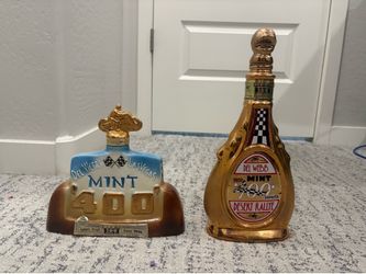 Collectible bottles from 70s racing