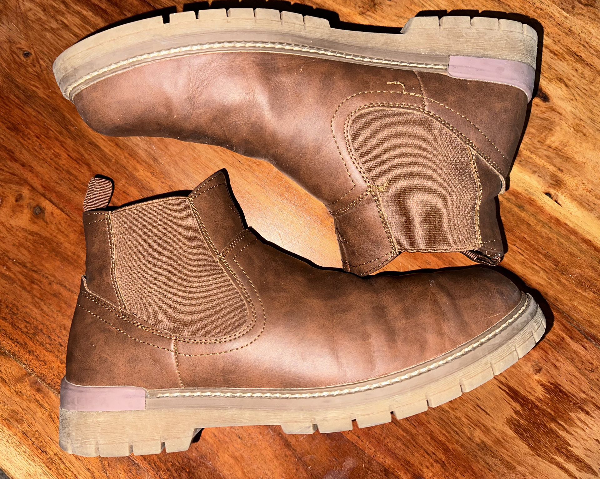 Jousen Men’s Leather Boots Size 11