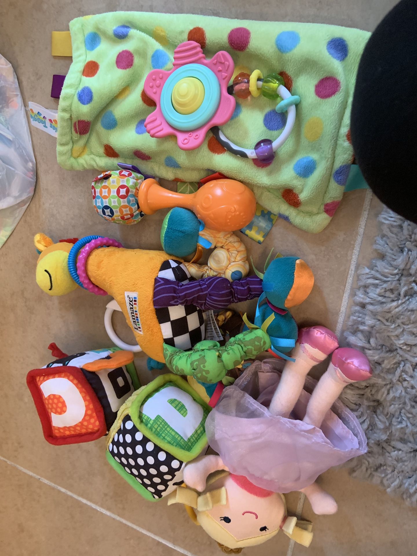 Lot of baby toys