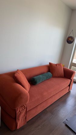 Burnt Orange Futon Sofa