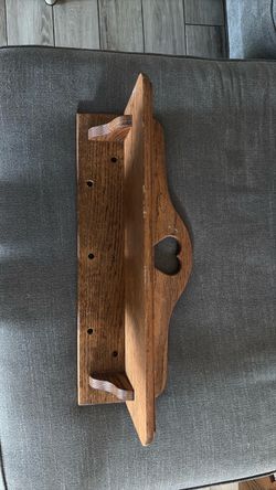 Vintage style heart shelf