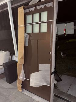 new exterior door 36 x 80 with frame