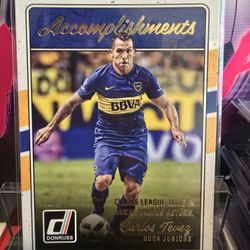 Carlos Tevez Card Boca Juniors Argentina 
