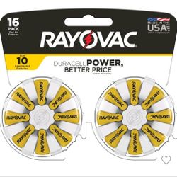 Rayovac Hearing Aid Batteries - Sz 10