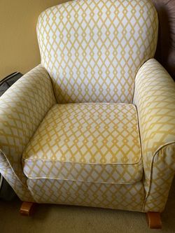 Retro style rocking chair.