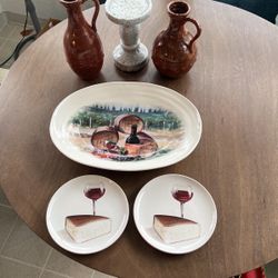 Tuscan Style Decorative Pottery