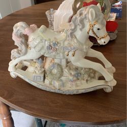 Christmas Vintage Musical Horse