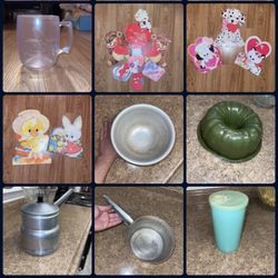 Lot Of Vintage Cookware & Kitchen Accessories 