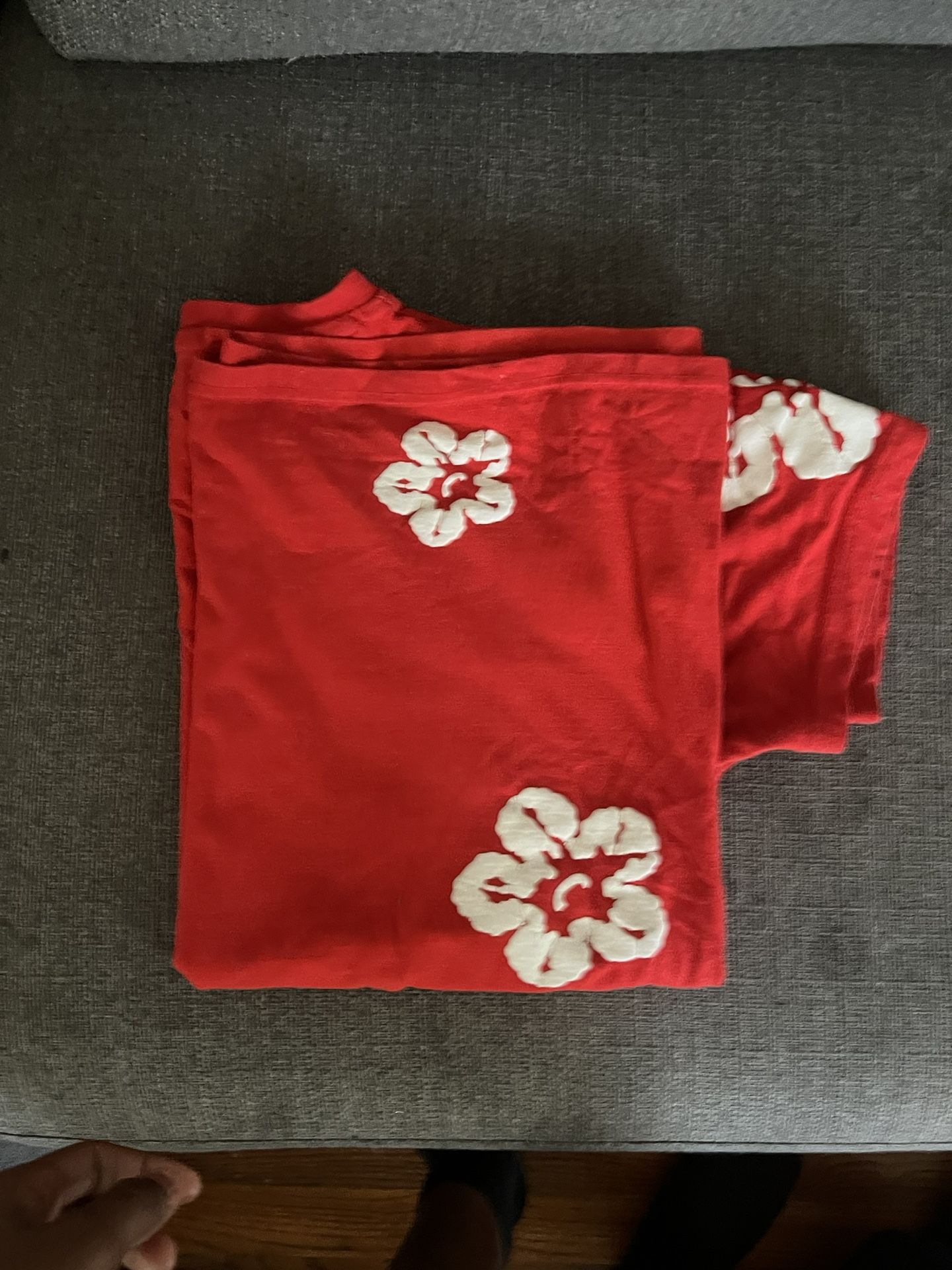 “denim tears “ ”red shirt”