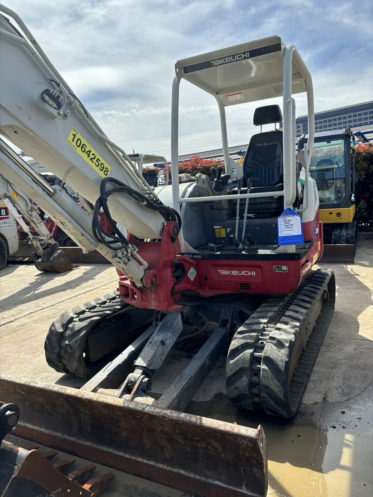 2017 Takeuchi TB260 Mini Excavator