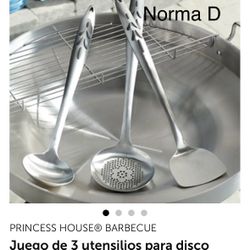 Juego De Utensilios Para Disco Nuevos En Su Caja 🌺 Princess House 🌺