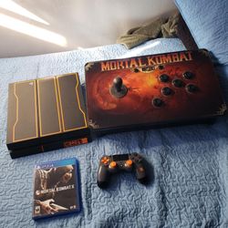 Mortal Kombat Arcade Limited Edition Station for $300! With Box. The PS4 Jailbreak 9.0 With Games installed is $300. Both $600! Or best offer. Or trad