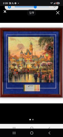 Disneyland 50th Anniversary athomas Kincade painting