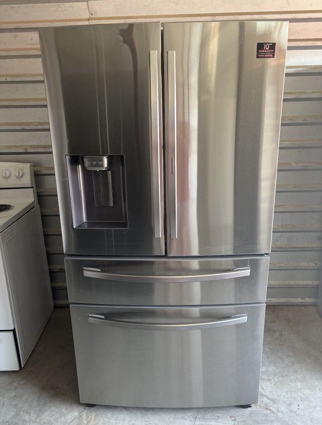 LG Stainless Steel Refrigerator And Freezer