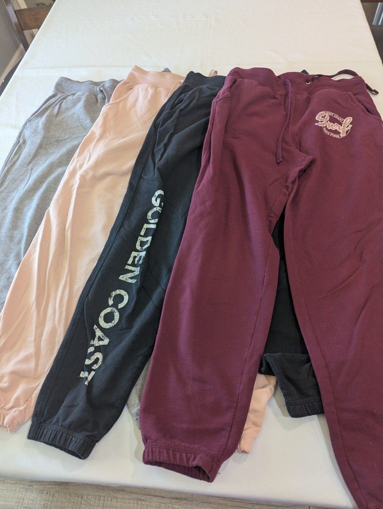 Lot Of 4 Flirtitude Size Small Sweatpant Joggers