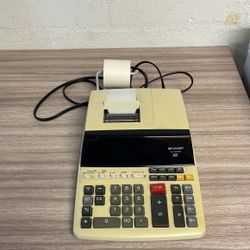 Sharp El 1197piii Calculator And Receipt Printer
