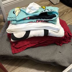 Old sheets towels and blankets