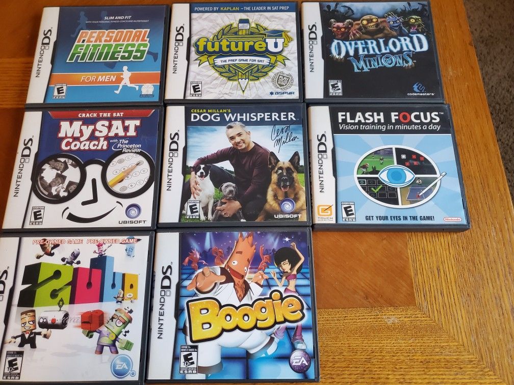 8 Nintendo DS Games