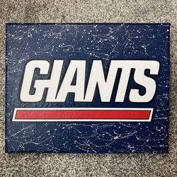 New York Giants Hand Painted Canvas 8x10