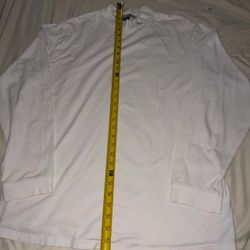 Nike Long Sleeve Golf Shirt Vintage Y2K Mock Neck, Size Large, Embroidered