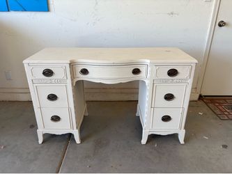 Antique wood desk