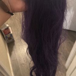 Wig   Dont Know The  Length. Its Really Pretty. Love The Color.  Really Soft I Think A Synthetic. Not Shure  Really 