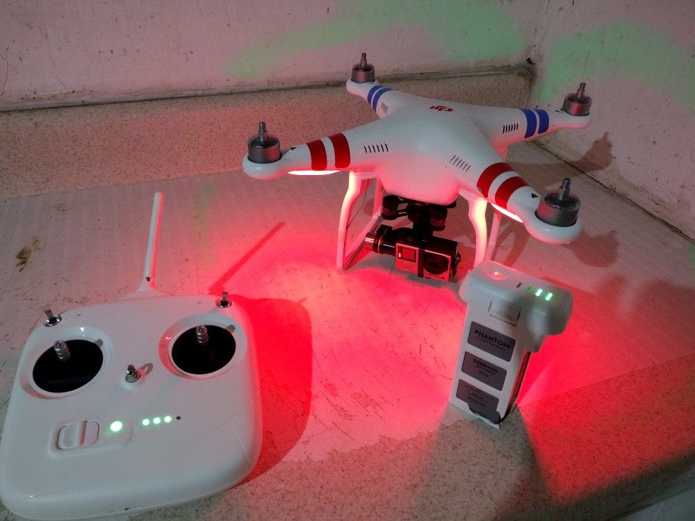 dji phantom 2 batteries and charger no case