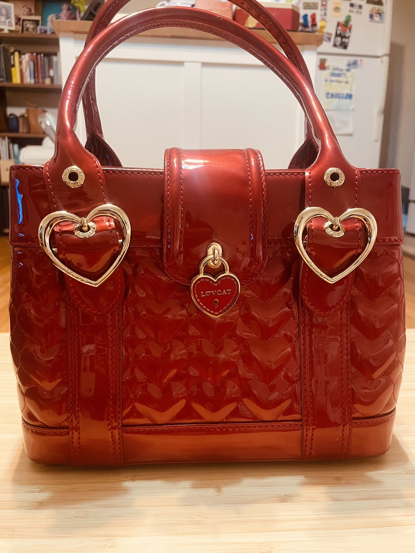 LOVCAT Paris Red Handbag