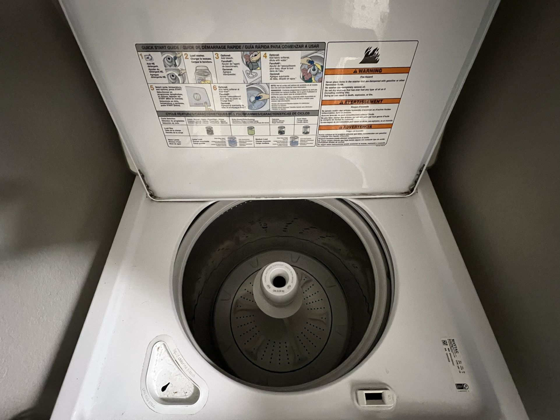 Maytag Washer And Dryer  