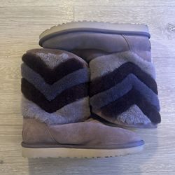 Uggs plum multi colored size 8 