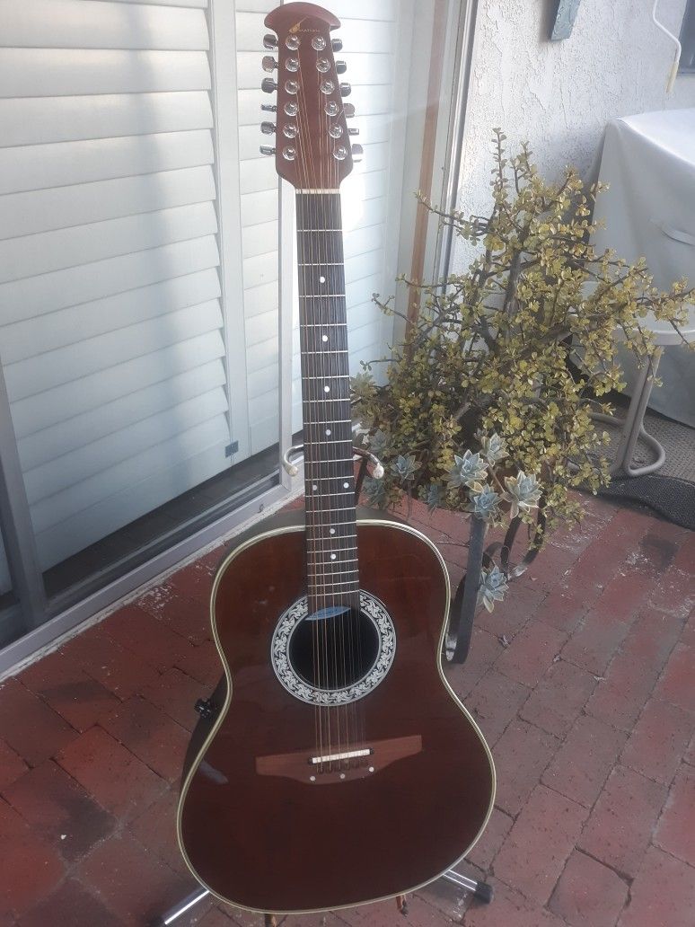 Ovation 12 String Acoustic Guitar 1983 Ultra
